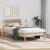 Cadru de pat cu headboard Maro 100 x 200 cm Lemn de pin masiv GartenMobel Dekor