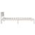 Cadru de pat cu headboard Alb 100 x 200 cm Lemn de pin masiv GartenMobel Dekor