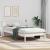 Cadru de pat cu headboard Alb 100 x 200 cm Lemn de pin masiv GartenMobel Dekor
