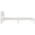 Cadru de pat cu headboard Alb 100 x 200 cm Lemn de pin masiv GartenMobel Dekor
