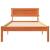 Cadru de pat Maroniu cerat 100 x 200 cm Lemn de pin masiv GartenMobel Dekor
