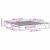 Cadru de pat natural 200 x 200 cm Lemn de pin masiv GartenMobel Dekor