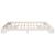 Cadru de pat Alb 200 x 200 cm Lemn de pin masiv GartenMobel Dekor