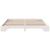 Cadru de pat Alb 200 x 200 cm Lemn de pin masiv GartenMobel Dekor