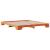 Cadru de pat Maroniu cerat 200 x 200 cm Lemn de pin masiv GartenMobel Dekor