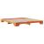 Cadru de pat Maroniu cerat 200 x 200 cm Lemn de pin masiv GartenMobel Dekor