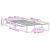 Cadru de pat Maroniu cerat 100 x 200 cm Lemn de pin masiv GartenMobel Dekor