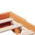 Cadru de pat Maroniu cerat 100 x 200 cm Lemn de pin masiv GartenMobel Dekor