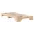Cadru de pat natural 90 x 190 cm Lemn de pin masiv GartenMobel Dekor