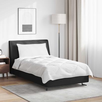 Pilotă cu pernă 2 pcs Alb Microfibră GartenMobel Dekor