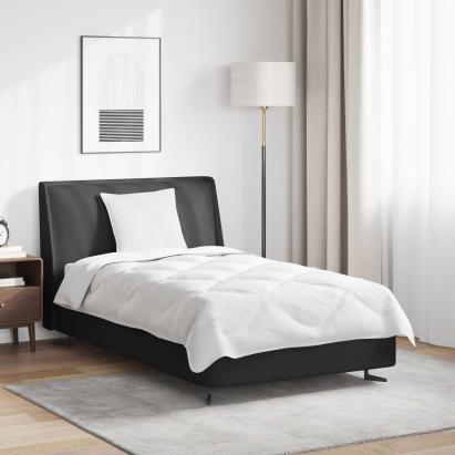 Pilotă cu pernă 2 pcs Alb Microfibră GartenMobel Dekor