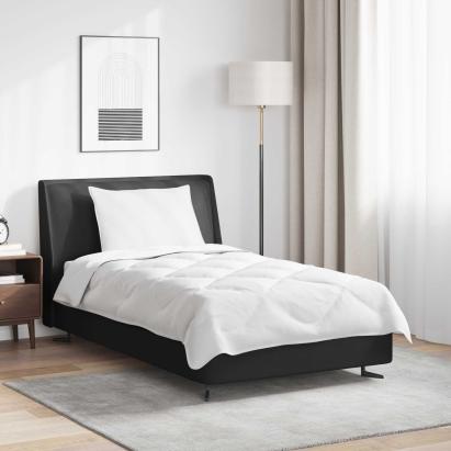 Pilotă cu pernă 2 pcs Alb Microfibră GartenMobel Dekor