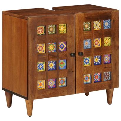 Dulap pentru Chiuveta de Baie cu ușă castan 62 x 33 x 58 cm GartenMobel Dekor