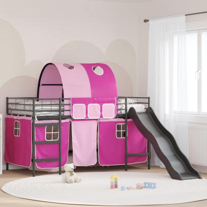 Negru și roz 90 x 201 cm GartenMobel Dekor