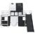 Alb și negru 107 x 201 cm GartenMobel Dekor