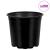Vaza pentru flori 200 pcs Negru Ø 15 x 12.5 cm Plastic GartenMobel Dekor