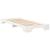 Cadru de pat Alb 100 x 210 cm Lemn de pin masiv GartenMobel Dekor