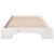 Cadru de pat Alb 100 x 210 cm Lemn de pin masiv GartenMobel Dekor
