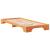 Cadru de pat de podea Maro 100 x 210 cm Lemn masiv de pin GartenMobel Dekor