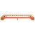 Cadru de pat de podea Maro 100 x 210 cm Lemn masiv de pin GartenMobel Dekor