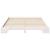 Cadru de pat Alb 160 x 220 cm Lemn de pin masiv GartenMobel Dekor