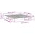 Cadru de pat Maro 200 x 220 cm Lemn de pin masiv GartenMobel Dekor