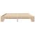 Cadru de pat natural 200 x 200 cm Lemn de pin masiv GartenMobel Dekor