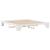 Cadru de pat Alb 200 x 200 cm Lemn de pin masiv GartenMobel Dekor