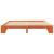 Cadru de pat Maroniu cerat 200 x 200 cm Lemn de pin masiv GartenMobel Dekor