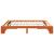 Cadru de pat Maroniu cerat 200 x 200 cm Lemn de pin masiv GartenMobel Dekor