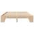 Cadru de pat natural 160 x 200 cm Lemn de pin masiv GartenMobel Dekor