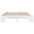 Cadru de pat Alb 160 x 200 cm Lemn de pin masiv GartenMobel Dekor