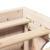 Cadru de pat natural 100 x 200 cm Lemn de pin masiv GartenMobel Dekor