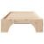 Cadru de pat natural 80 x 200 cm Lemn de pin masiv GartenMobel Dekor