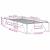 Cadru de pat Alb 80 x 200 cm Lemn de pin masiv GartenMobel Dekor
