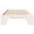Cadru de pat Alb 80 x 200 cm Lemn de pin masiv GartenMobel Dekor