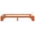 Cadru de pat Maroniu cerat 80 x 200 cm Lemn de pin masiv GartenMobel Dekor