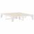 Cadru de pat Alb 180 x 200 cm Lemn de pin masiv GartenMobel Dekor