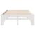 Cadru de pat Alb 120 x 190 cm Lemn de pin masiv GartenMobel Dekor
