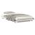 Cadru de pat de podea Alb 90 x 190 cm Lemn masiv de pin GartenMobel Dekor