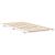 Cadru de pat de podea Alb 90 x 190 cm Lemn masiv de pin GartenMobel Dekor