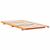 Cadru de pat de podea Maro ceruit 90 x 190 cm Lemn masiv de pin GartenMobel Dekor