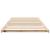 Cadru de pat de podea Maro 75 x 190 cm Lemn masiv de pin GartenMobel Dekor