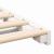 Cadru de pat de podea Alb 180 x 210 cm Lemn masiv de pin GartenMobel Dekor
