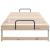 Cadru de pat Maro 80 x 220 cm Lemn de pin masiv GartenMobel Dekor