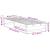 Cadru de pat Maro 80 x 220 cm Lemn de pin masiv GartenMobel Dekor