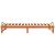 Cadru de pat Maro 80 x 220 cm Lemn de pin masiv GartenMobel Dekor