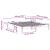 Cadru de pat Maroniu cerat 200 x 200 cm Lemn de pin masiv GartenMobel Dekor