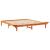 Cadru de pat Maroniu cerat 200 x 200 cm Lemn de pin masiv GartenMobel Dekor