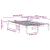 Cadru de pat Alb 120 x 200 cm Lemn de pin masiv GartenMobel Dekor